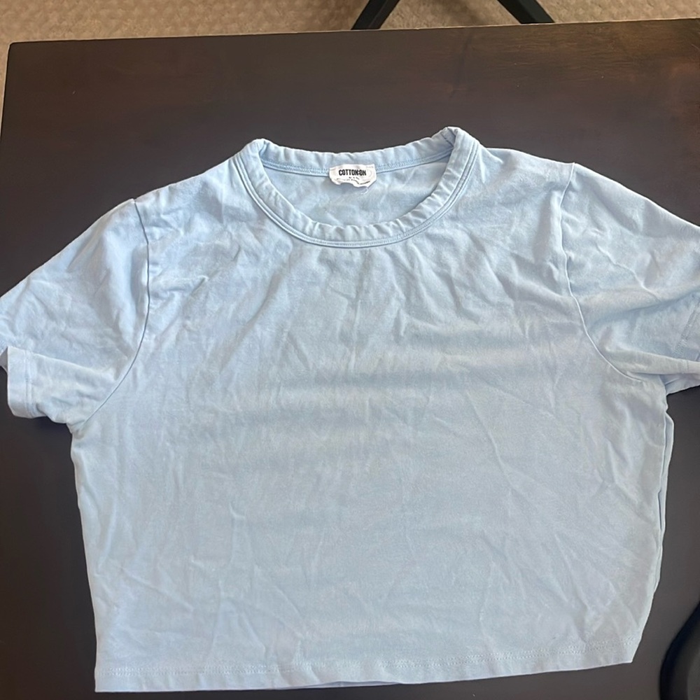 Cotton on cropped T shirt